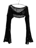 Isoreikäinen neulebolero