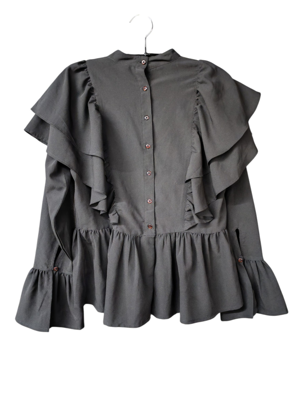 Gina Tricot röyhelöpaita 40