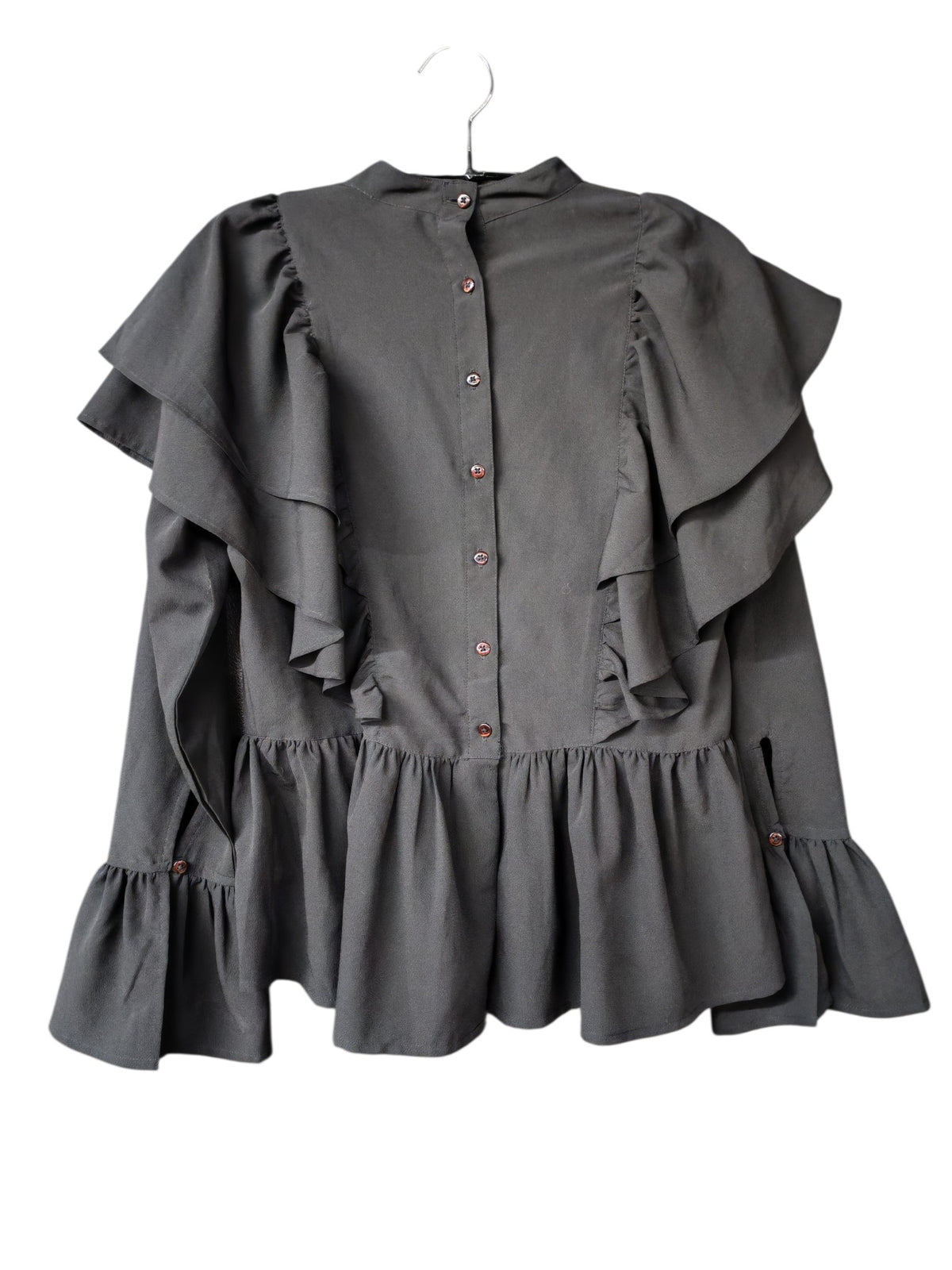 Gina Tricot röyhelöpaita 40