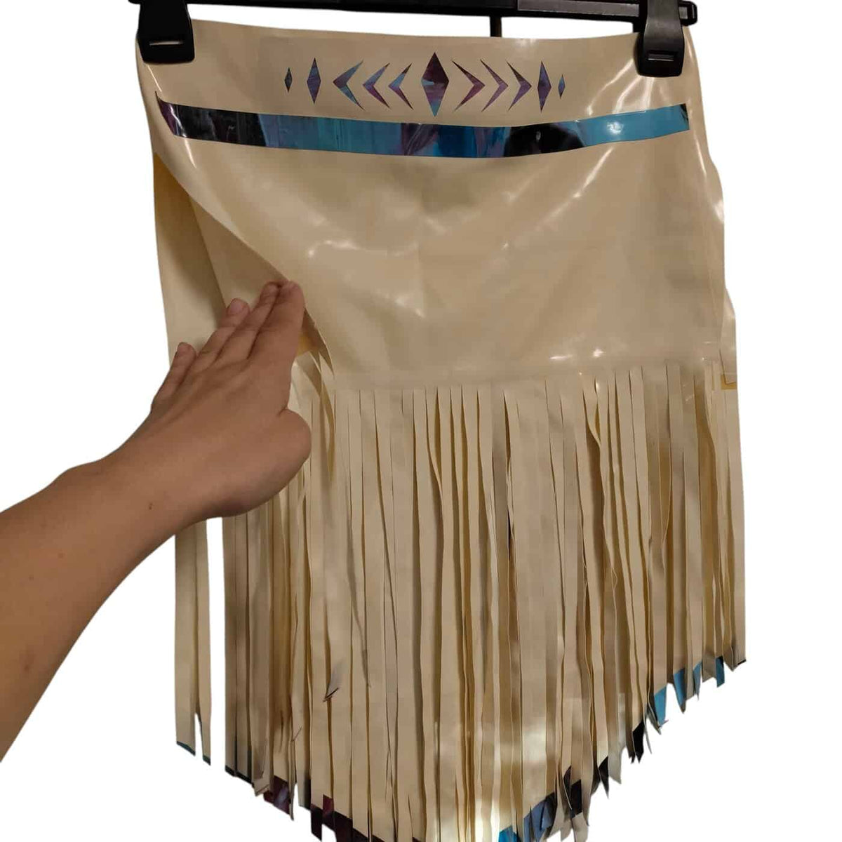 Vaalea latex-hapsuhame – kuva 3