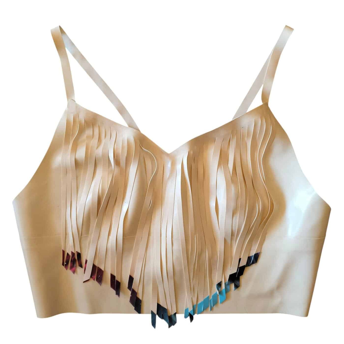 Vaalea latex-hapsutoppi