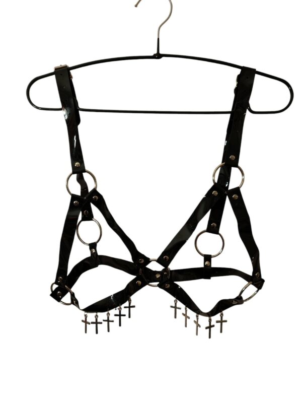 Musta harness ristein (3887)