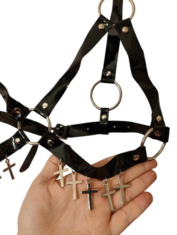 Musta harness ristein (3887) - Image 3
