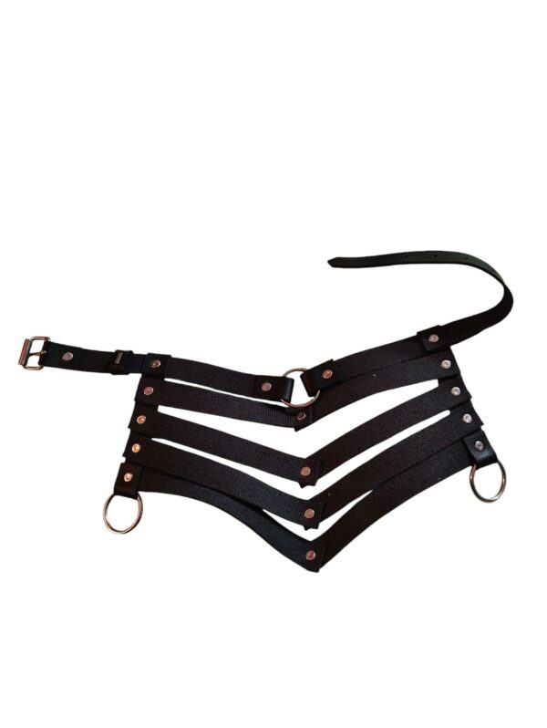 Musta leveä choker (3910) - Image 3