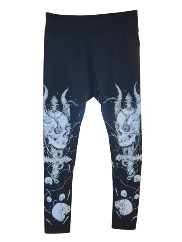 Killstar pääkallolegginsit 2XL (3942) 