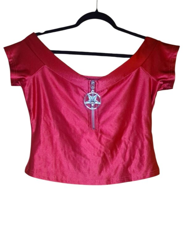 Killstar "off-shoulder" pun paita M (3960)