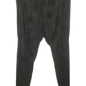 Mustat hämähäkinseittileggingsit (4521)