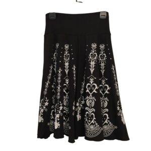 Musta hame printein M (4003)