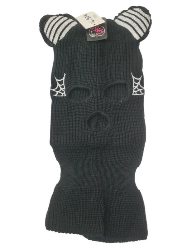 TooFast musta balaclava korvin (4546)