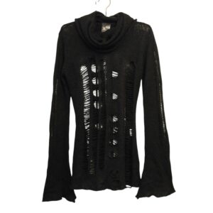 PunkRave musta neulepaita