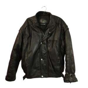 S-style musta nahkatakki 52