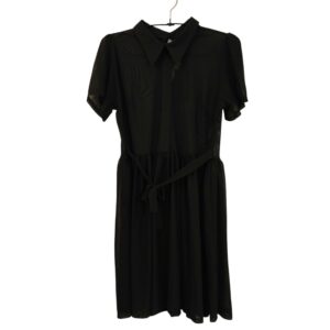 Foxblood musta mesh-mekko M (4671)