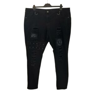 Killstar mustat farkut 4XL