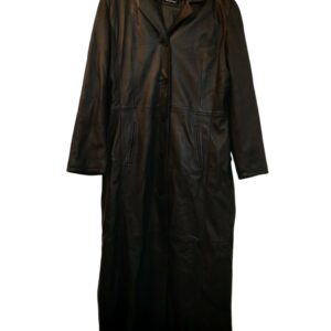 Goldstein pitkä nahkatakki 46